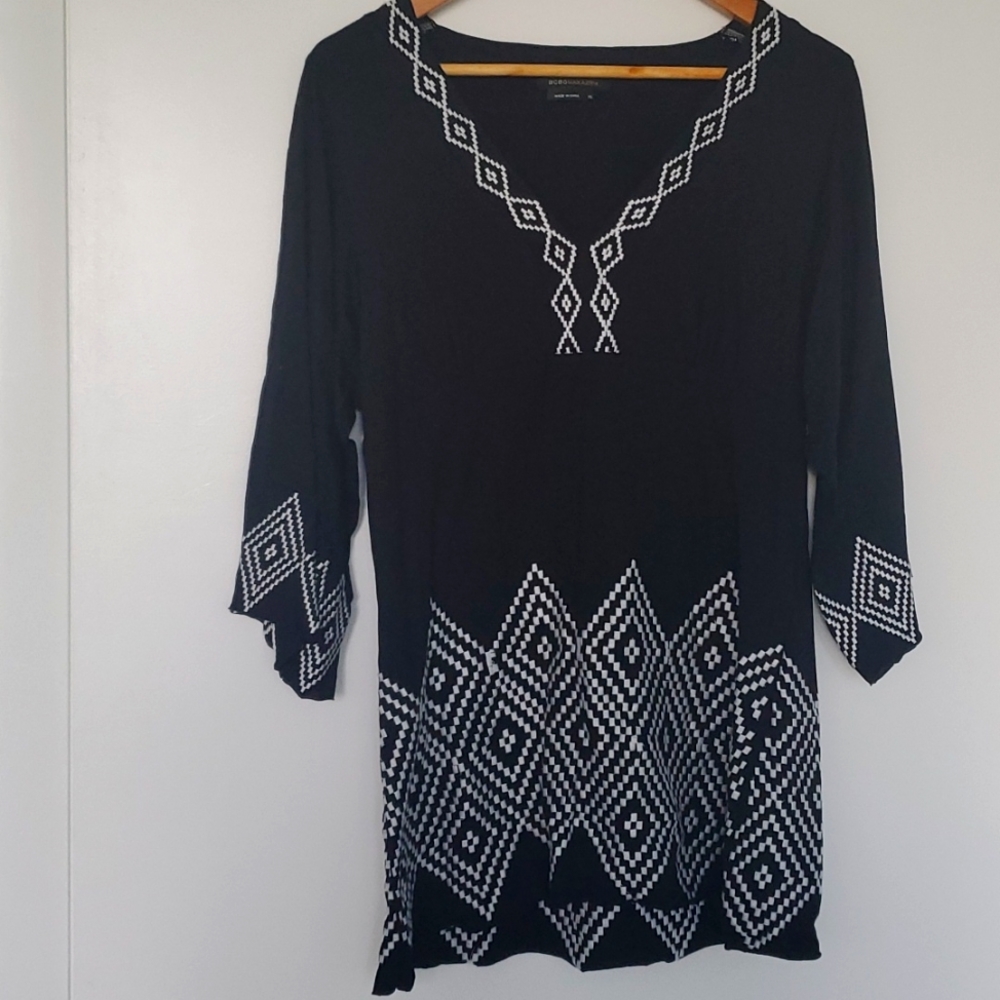 BCBG Max Azria Tunic Beach Cover Up XL